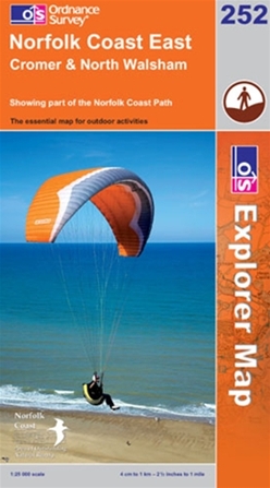 OS Explorer Map 252 Norfolk Coast East