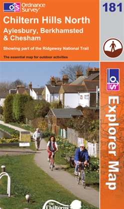 OS Explorer Map 181 Chiltern Hills North
