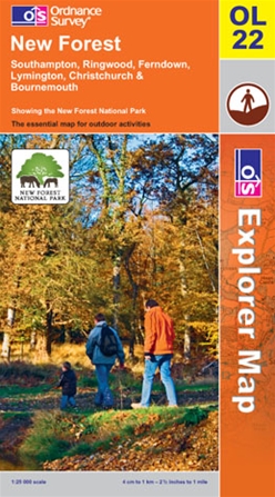 OS Explorer Map OL 22 New Forest