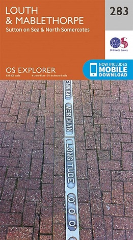 OS Explorer Map 283 Louth & Mablethorpe