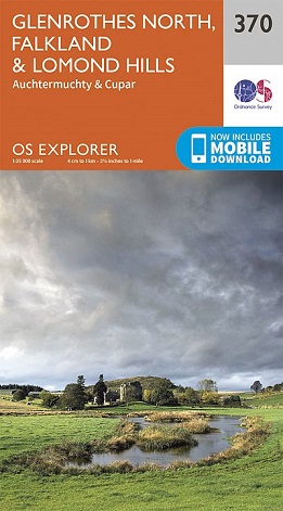 OS Explorer Map 370 Glenrothes North, Falkland & Lomond Hills