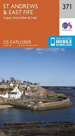 OS Explorer Map 371 St Andrews & East Fife