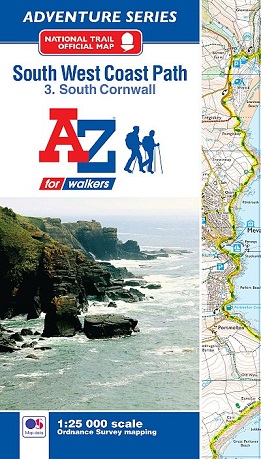 South West Coast Path South Cornwall - A-Z Adventure Atlas