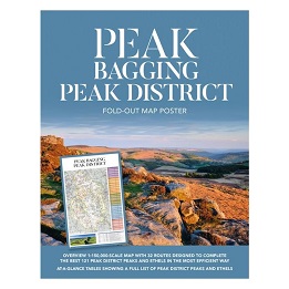 Peak Bagging Peak District Foldout Map