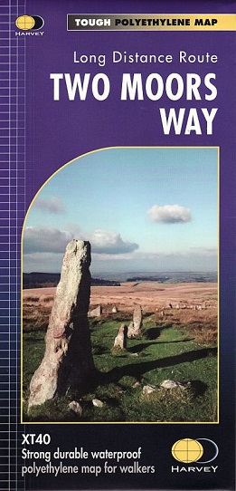 Two Moors Way XT40 - long distance route map