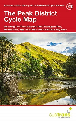 Peak District Cycle Map - inc Trans Pennine, Tissington, Monsal, High Peak Trails...