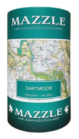 Dartmoor MAZZLE Map Jigsaw Puzzle