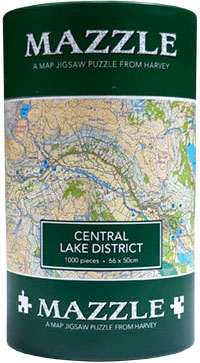 Central Lake District: Mazzle Map Jigsaw Puzzle