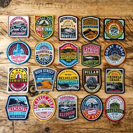 Lake District Fells patches (set of 20) - �35 off bundle deal!