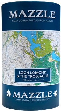 Loch Lomond and the Trossachs: Mazzle Map Jigsaw Puzzle