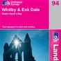 OS Landranger Map 94 Whitby & Esk Dale