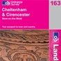 OS Landranger Map 163 Cheltenham & Cirencester