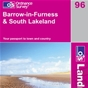 OS Landranger Map 96 Barrow-in-Furness & South Lakeland