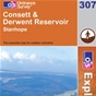 OS Explorer Map 307 Consett & Derwent Reservoir