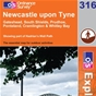 OS Explorer Map 316 Newcastle upon Tyne