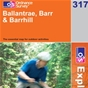 OS Explorer Map 317 Ballantrae, Barr & Barrhill
