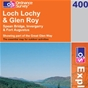 OS Explorer Map 400 Loch Lochy & Glen Roy