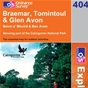 OS Explorer Map 404 Braemar, Tomintoul & Glen Avon