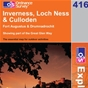 OS Explorer Map 417 Monadhliath Mountains North & Strathdearn
