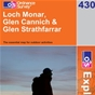 OS Explorer Map 430 Loch Monar, Glen Cannich & Glen Strathfarrar