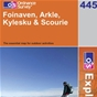 OS Explorer Map 445 Foinaven, Arkle, Kylesku & Scourie