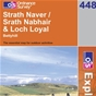 OS Explorer Map 448 Strath Naver & Loch Loyal