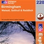 OS Explorer Map 220 Birmingham