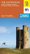 OS Explorer Map OL 45 The Cotswolds