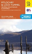 OS Explorer Map OL 49 - Pitlochry & Loch Tummel