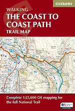 Walking the Coast to Coast Path Trail Map: Complete 1:25,000 OS trail map for the full National Trail (Cicerone National Trail Maps)