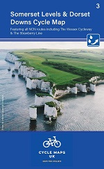 Somerset Levels and Dorset Downs Cycle Map