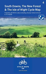 South Downs, The New Forest, and The Isle of Wight Cycle Map