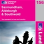 OS Landranger Map 156 Saxmundham