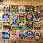 Lake District Fells patches (set of 20) - £35 off bundle deal!