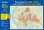Topographical Jigsaw & Map of the Lake District Wainwright Fells
