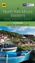 AA Walker's Map - North York Moors (Eastern)