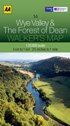 AA Walker's Map - Wye Valley & The Forest of Dean